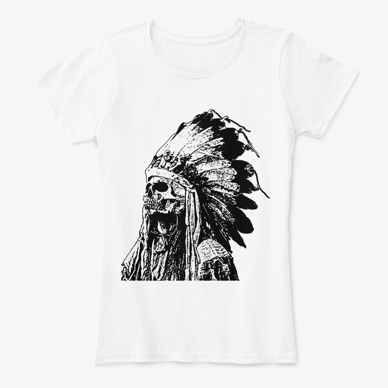 CRAZY HORSE - SKULL WITH HEADDRESS