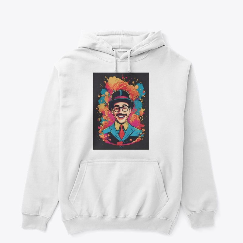 A gentleman laughing t-shirt design 