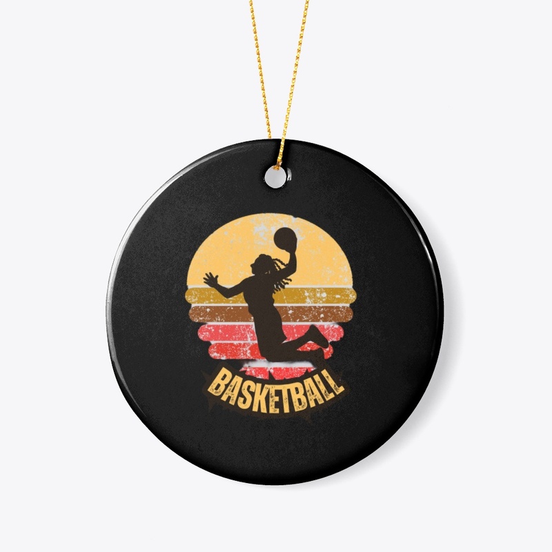 vintage retro basket ball