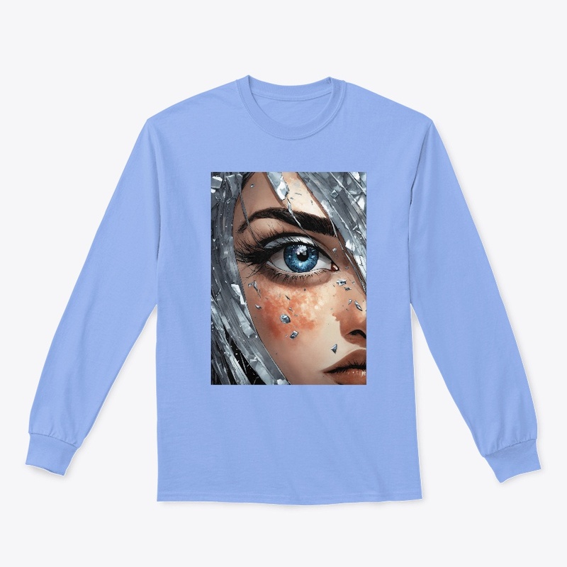 Stormy gaze women's eye t-shirt