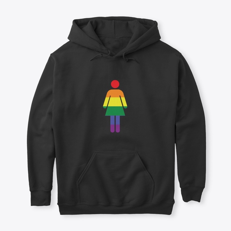 LGBT Rainbow Woman