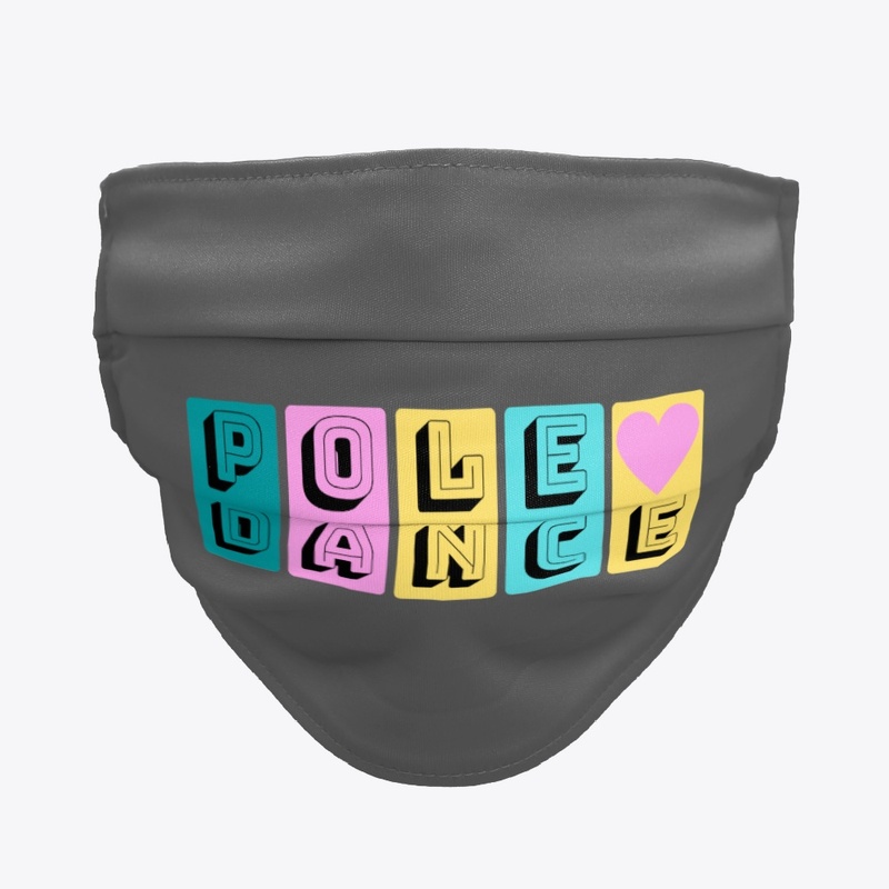 Pole Dance Retro Colors  Text Design