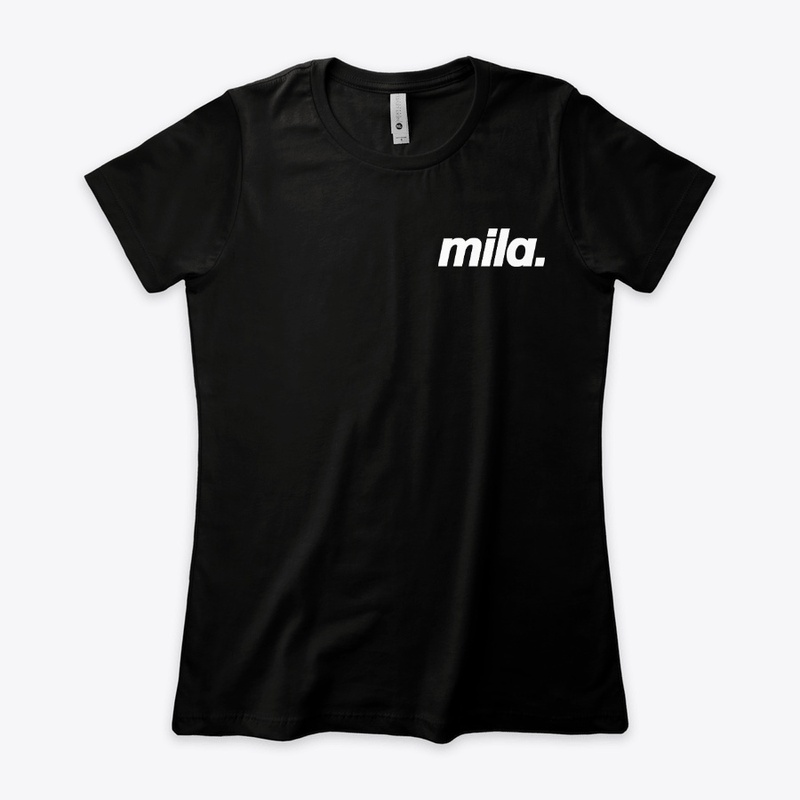 Spine logo WOMEN'S Boyfriend tee