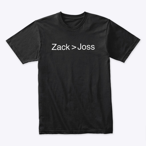 Snyder Cut > Josstice League Black T-Shirt Front