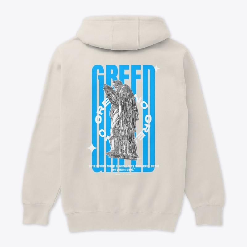 No Greed blue