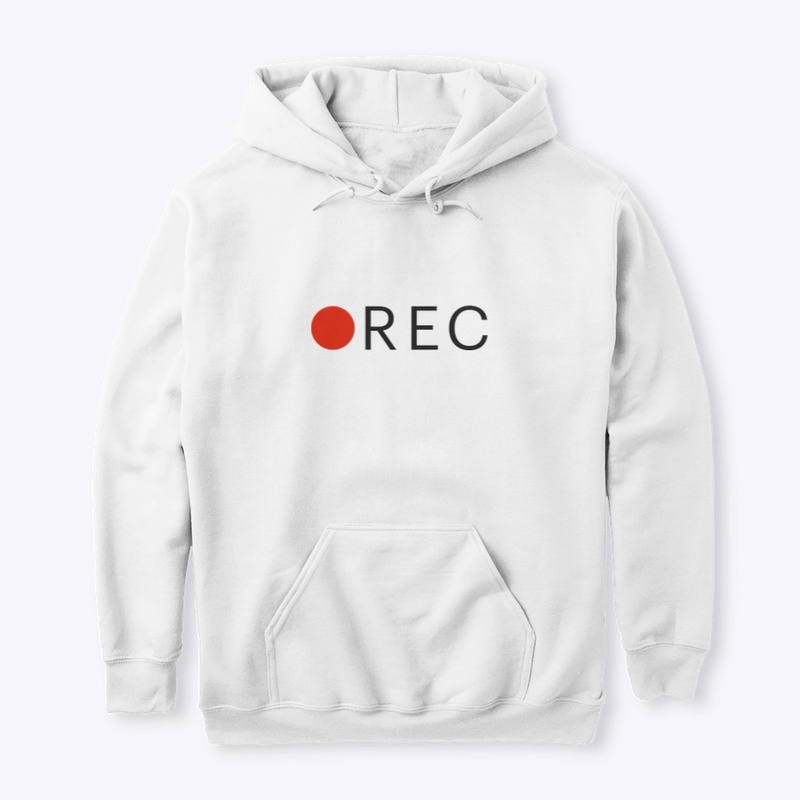 Record Pull over Hoodie