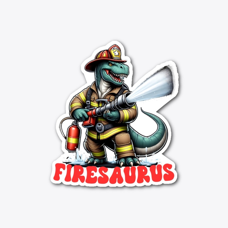 Firesaurus Dinosaur Firefighter