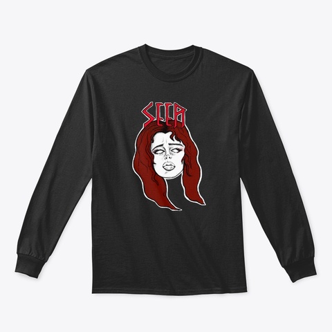 Seer Girl Long Sleeve Black T-Shirt Front
