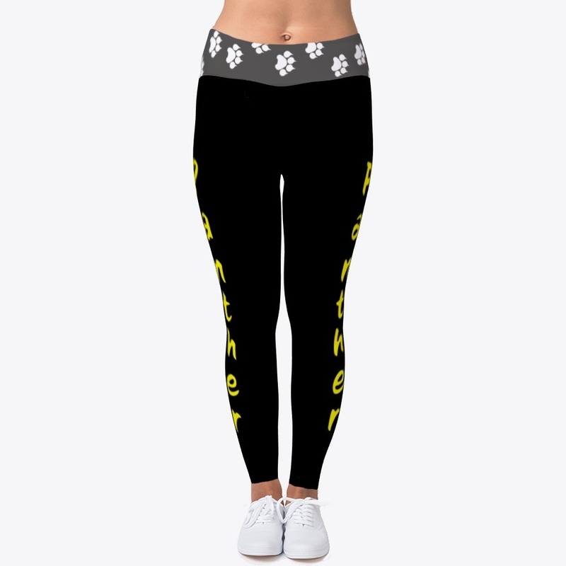 Panther on Black Leggings