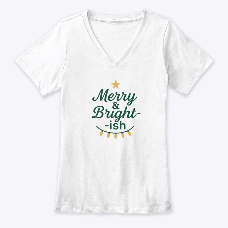 Merry & Bright-ish Holiday Tee 🎄