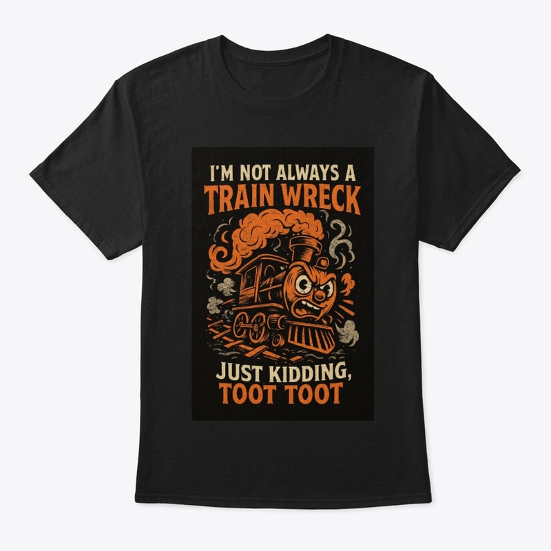 Humorous Train Wreck Design