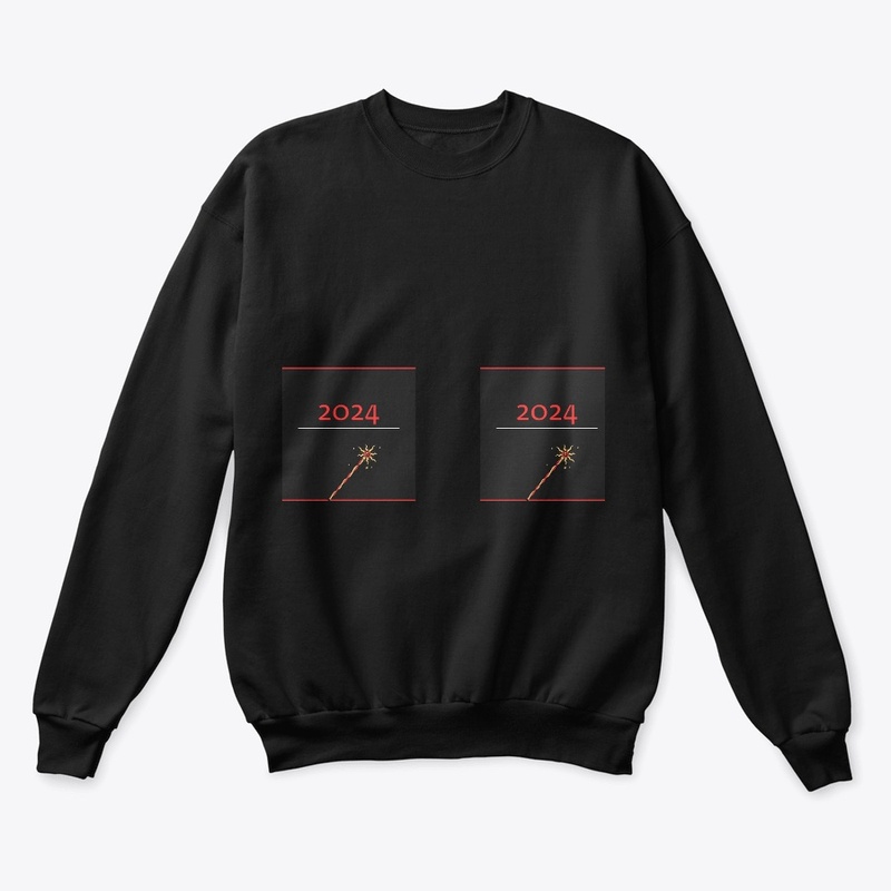 Happy New Year tshirt with fireworks