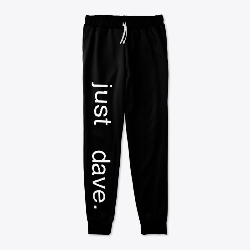 just dave. joggers - right leg