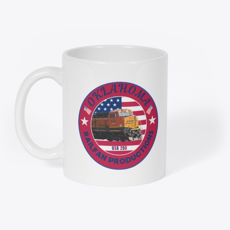 Oklahoma Railfan Mug