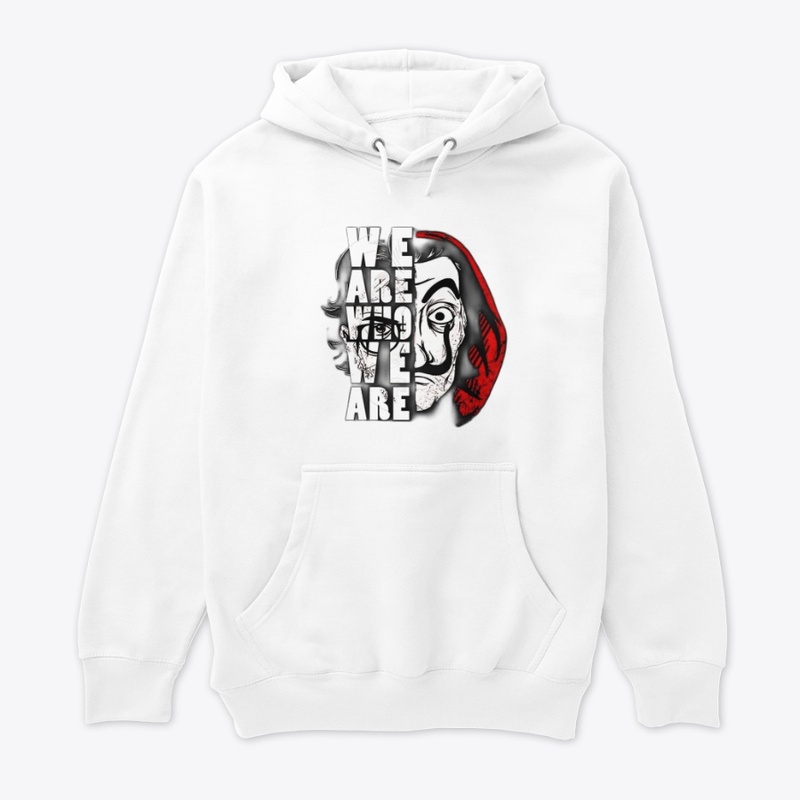 "We Are Who We Are Mask Hoodie"