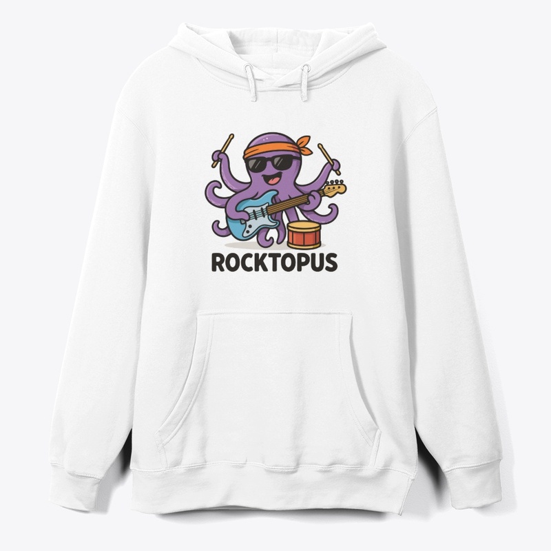 Rocktopus Funny Octopus Character
