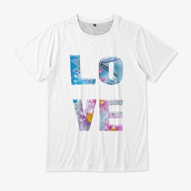 Love Print half and Long Sleeves T-shirt