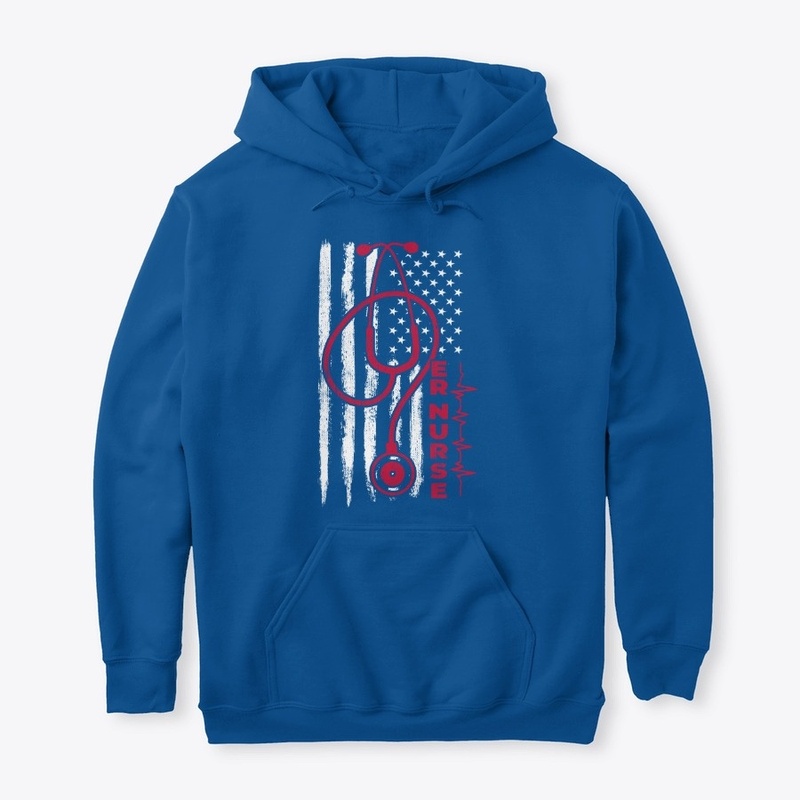 American Flag Nurse - Nurse Gift