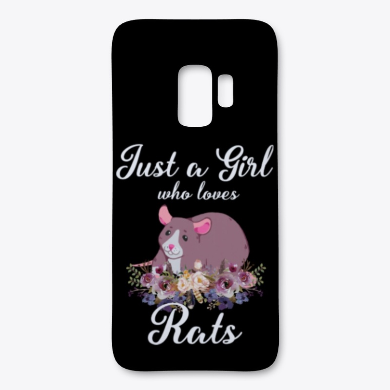 Girl Loves Rats Flower Style