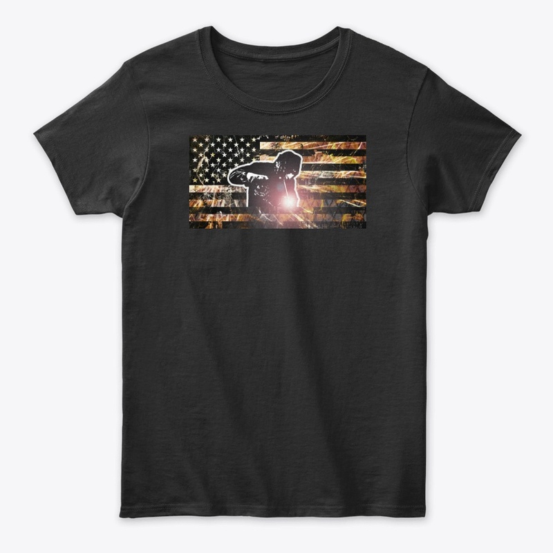 Welding Flag Sparks and Flames