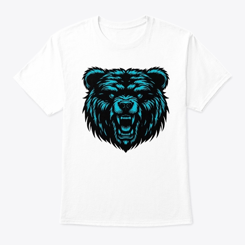 Powerful Angry Bear Artwork