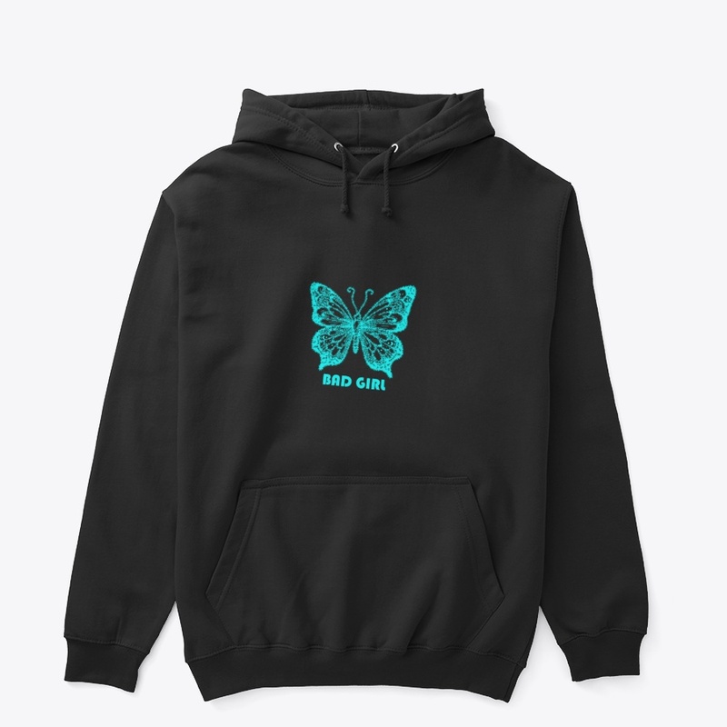 Blue Butterfly Bad Girl