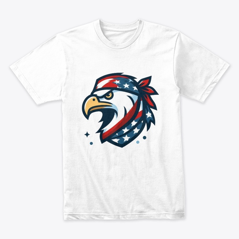 2025 Eagle Bandana July 4th Tee