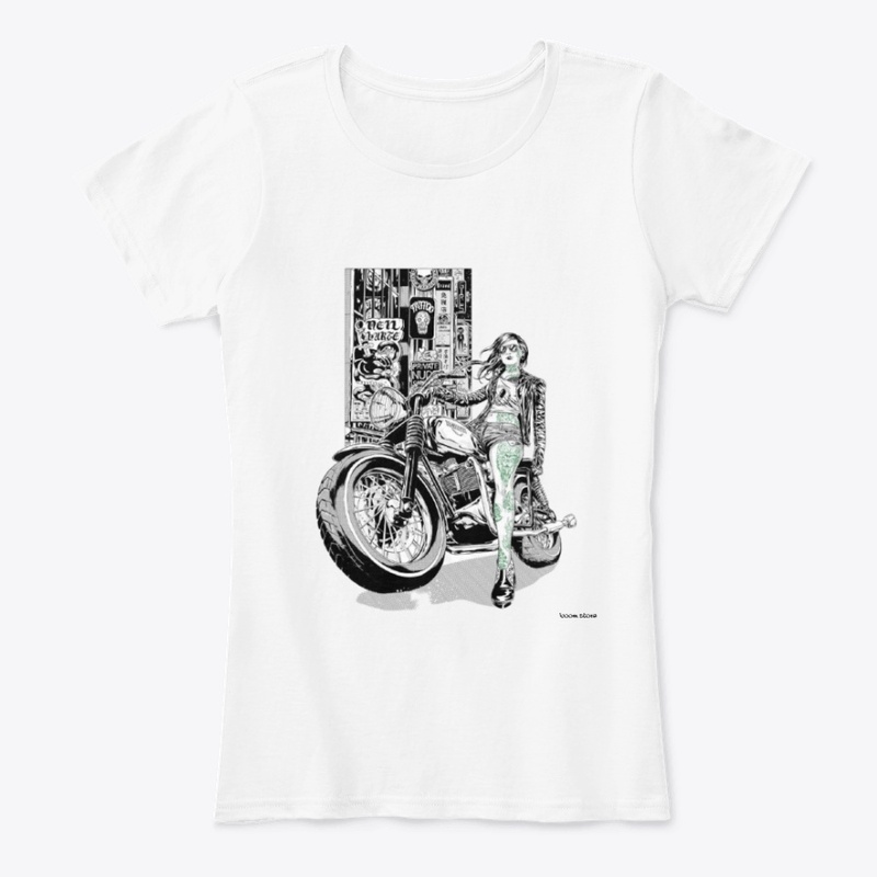 T-shirt Girl Biker Boom Store