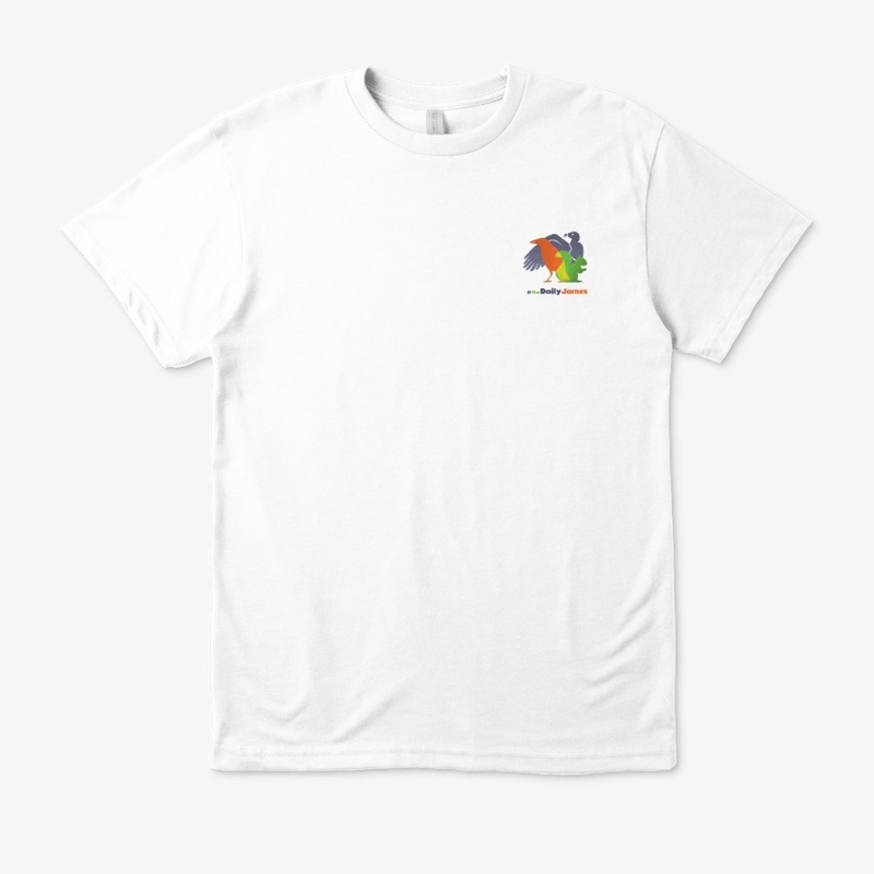 The Daily James Logo (Front and Back)
