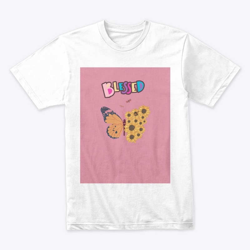 Butter fly t shirt 