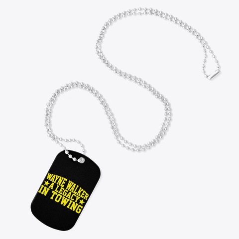 Wayne Walker: Towing Legend Memorial Tag Black Maglietta Chain