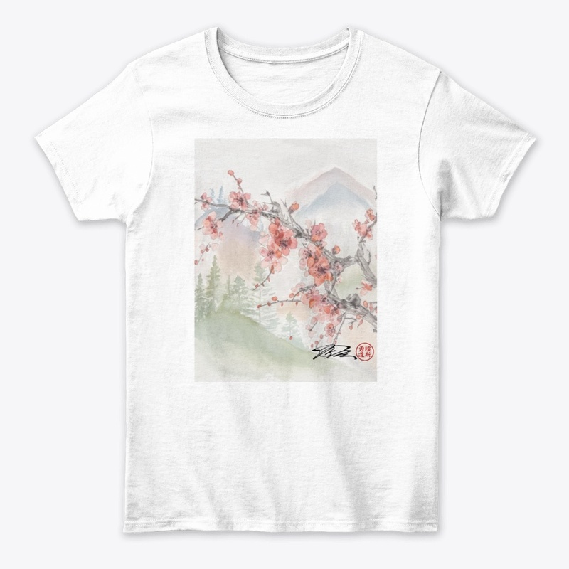 Mount Fuji cherry blossoms