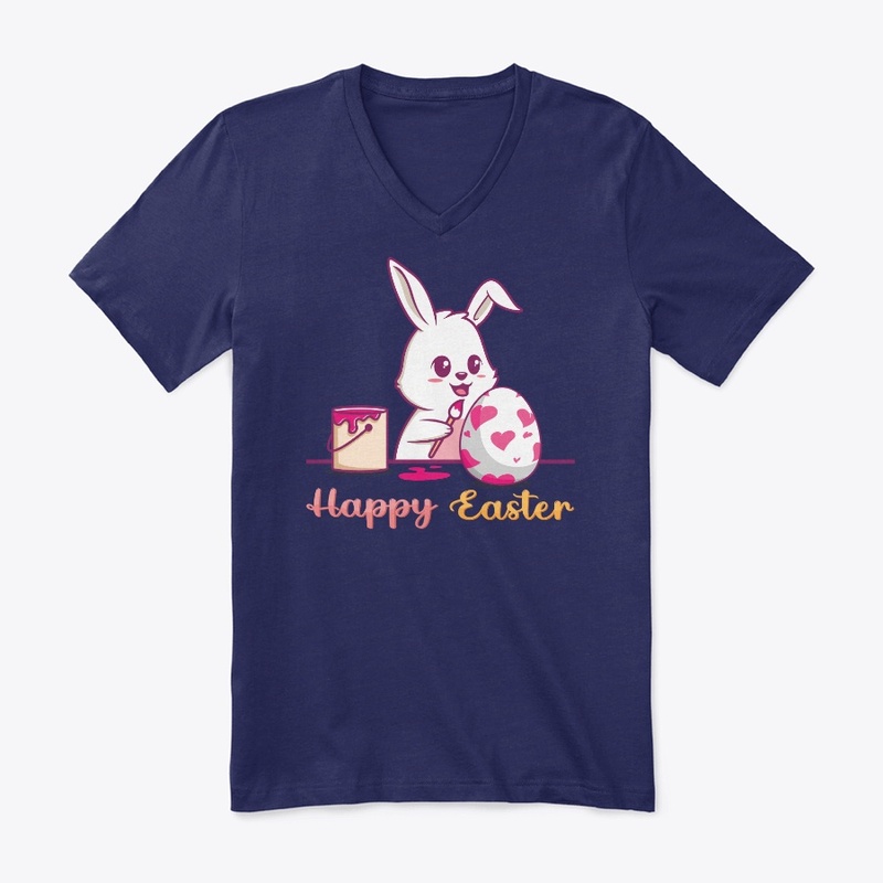Cute Easter Day Rabbit - Happy Easter