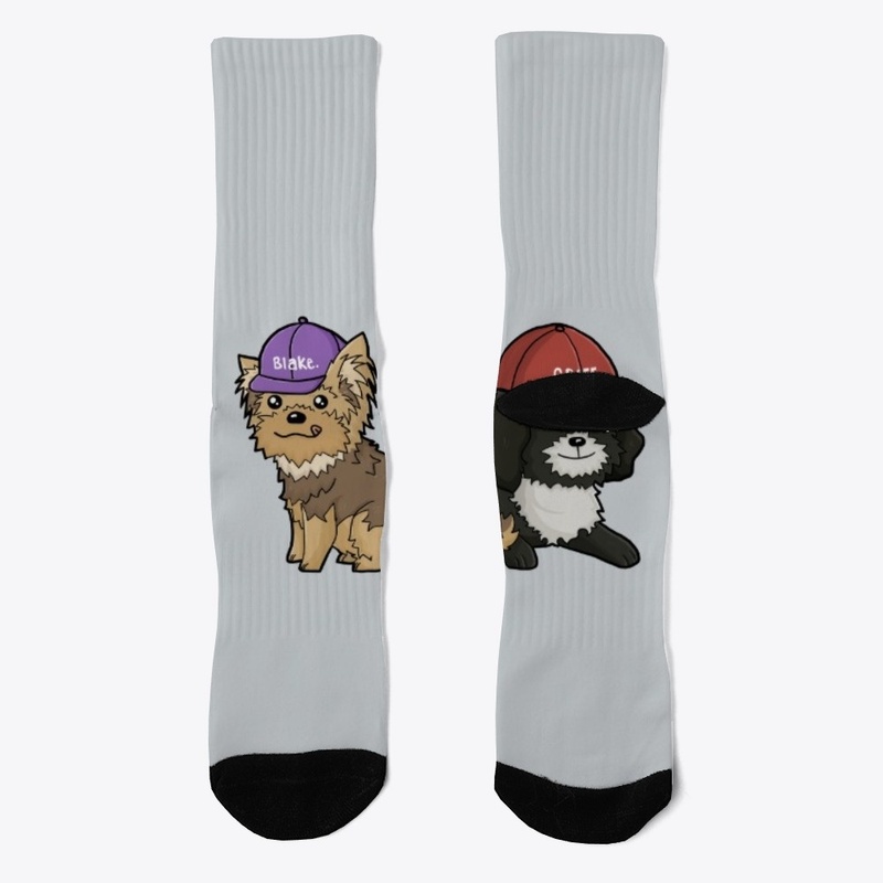 Bowie and Panda Socks