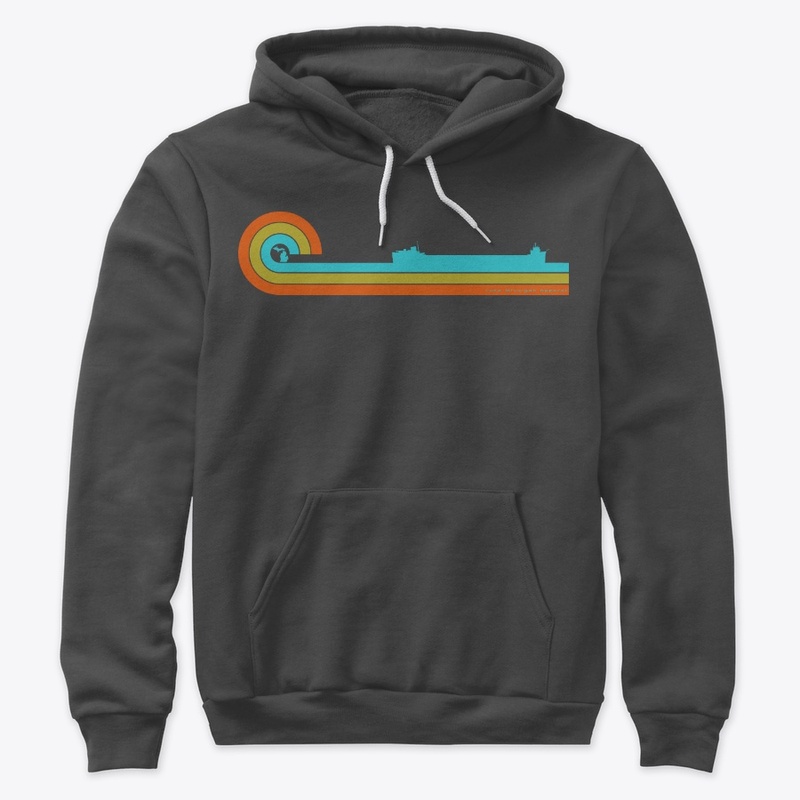 Michigan Retro Cargo Ship