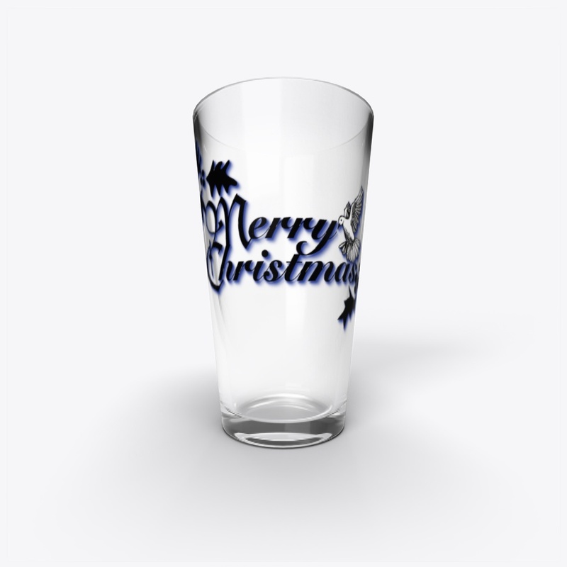 Merry Christmas Pint Glass