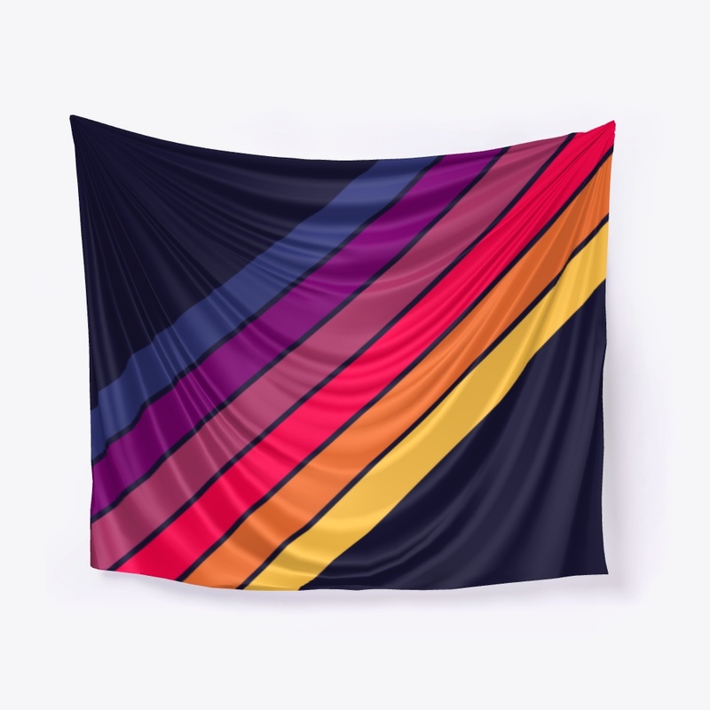 Dajun - 70s Vintage Style Retro Stripes