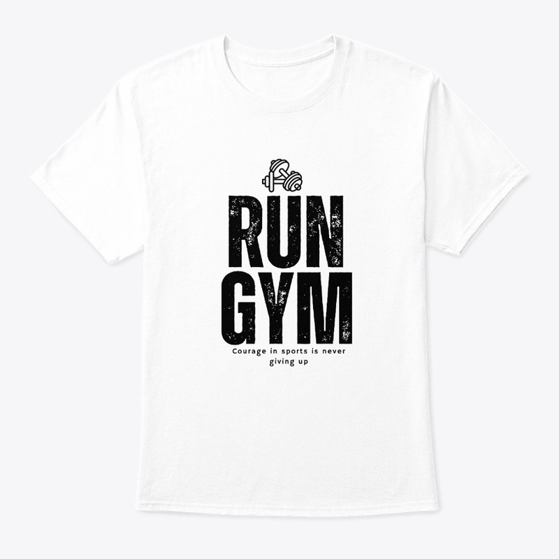 Never Give Up Run & Gym T-Shirt