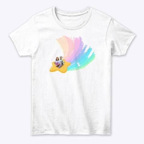Prabhnoor & Charlie White T-Shirt Front