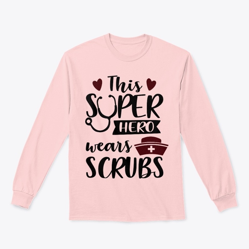 This Super Hero Wears Scrubs Hoodie