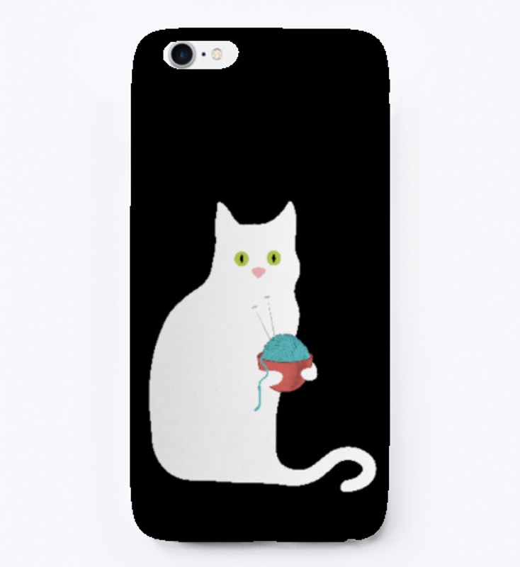 Knitting Ramen Kitty 2