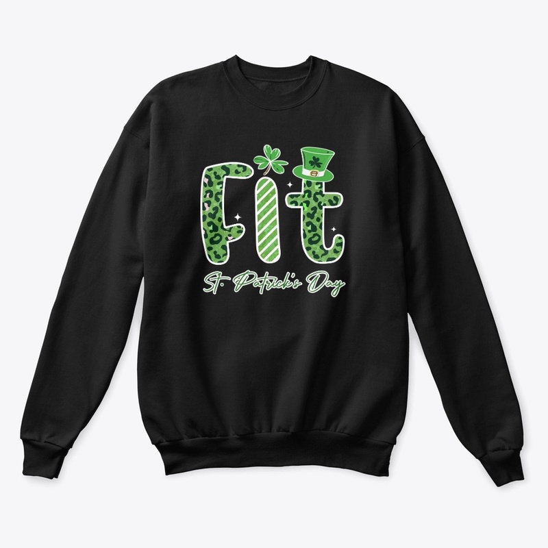 Fit St Patricks Day Funny Irish Shamrock