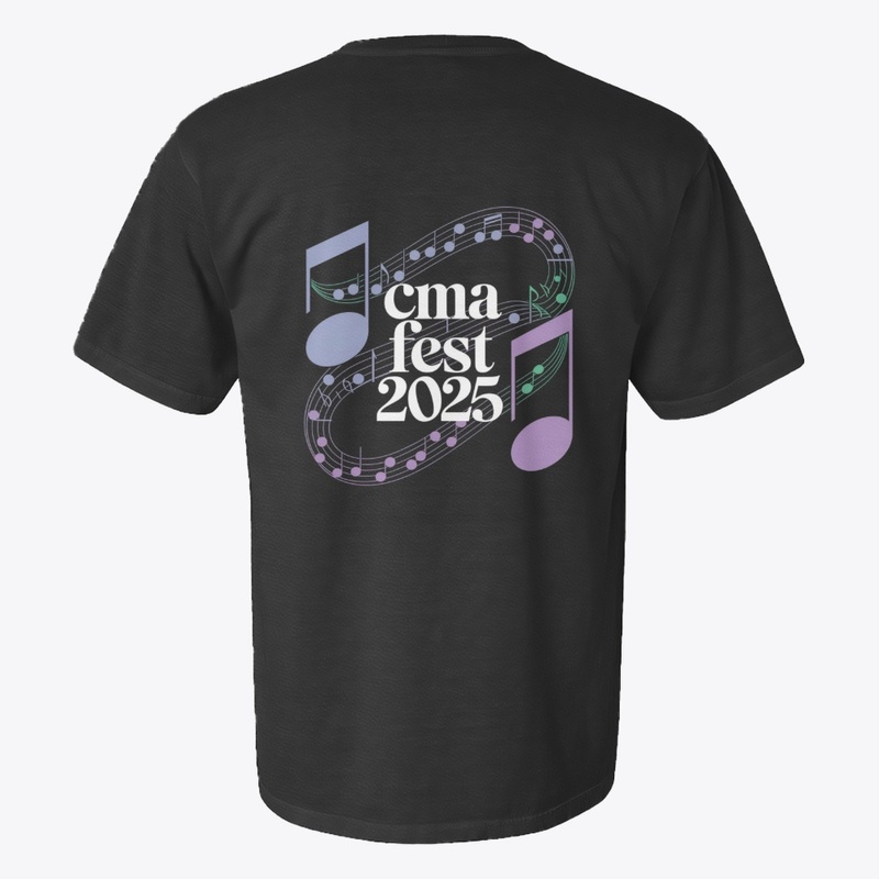 CMA Fest 2025 - Musical Notes Abstract D