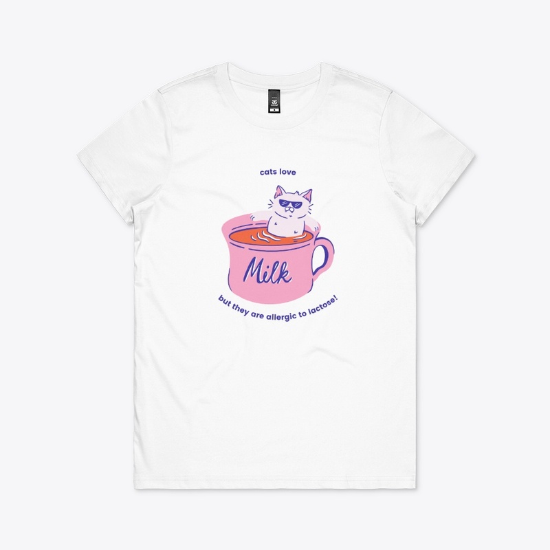 sweet cat print combin