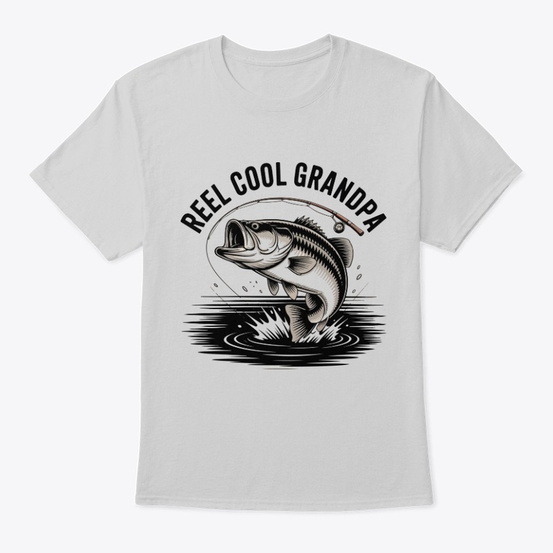 Reel Cool Grandpa Funny Fishing Gift