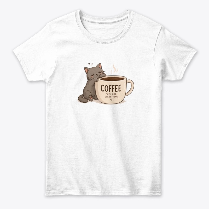 Coffee Fuel For Everything Cute Cat