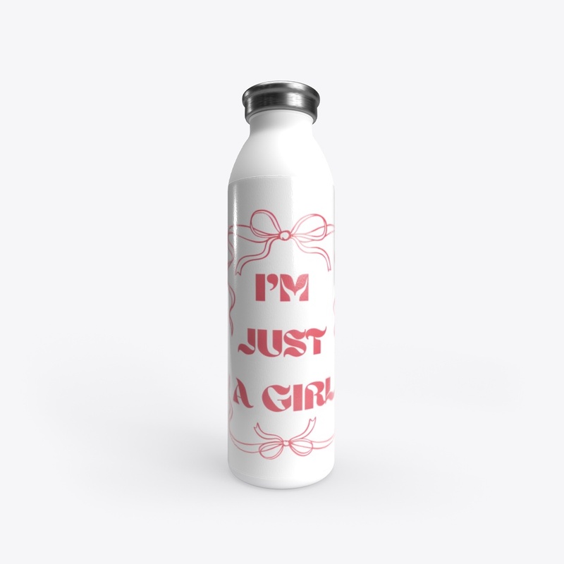 "I’m Just a Girl" – Bow-Themed Apparel