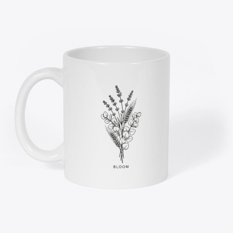 Botanical Bloom Fine Line Tee