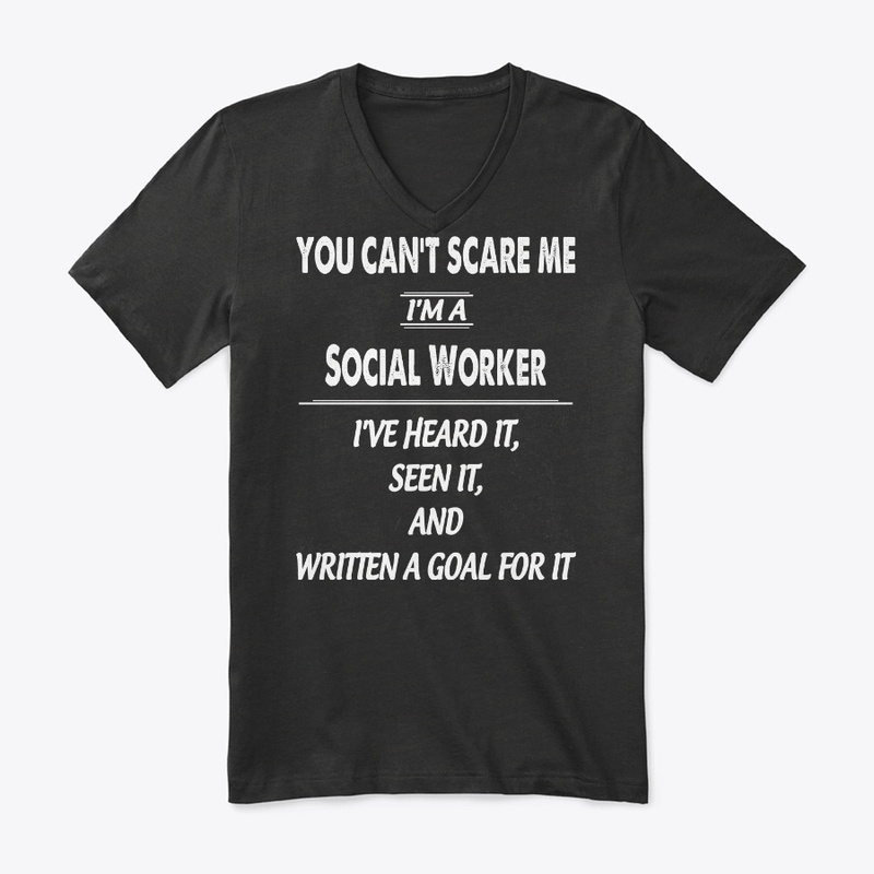 Funny Social Worker Gift Can't Scare Me