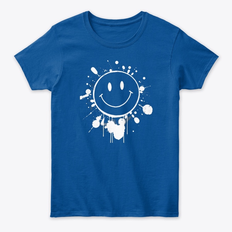 Smiley Splatter Art